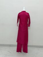 Cord Set cotton silk  Pink Colour - Image 2