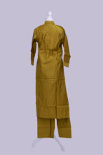 Cord set Cotton silk Olive green colour - Image 3